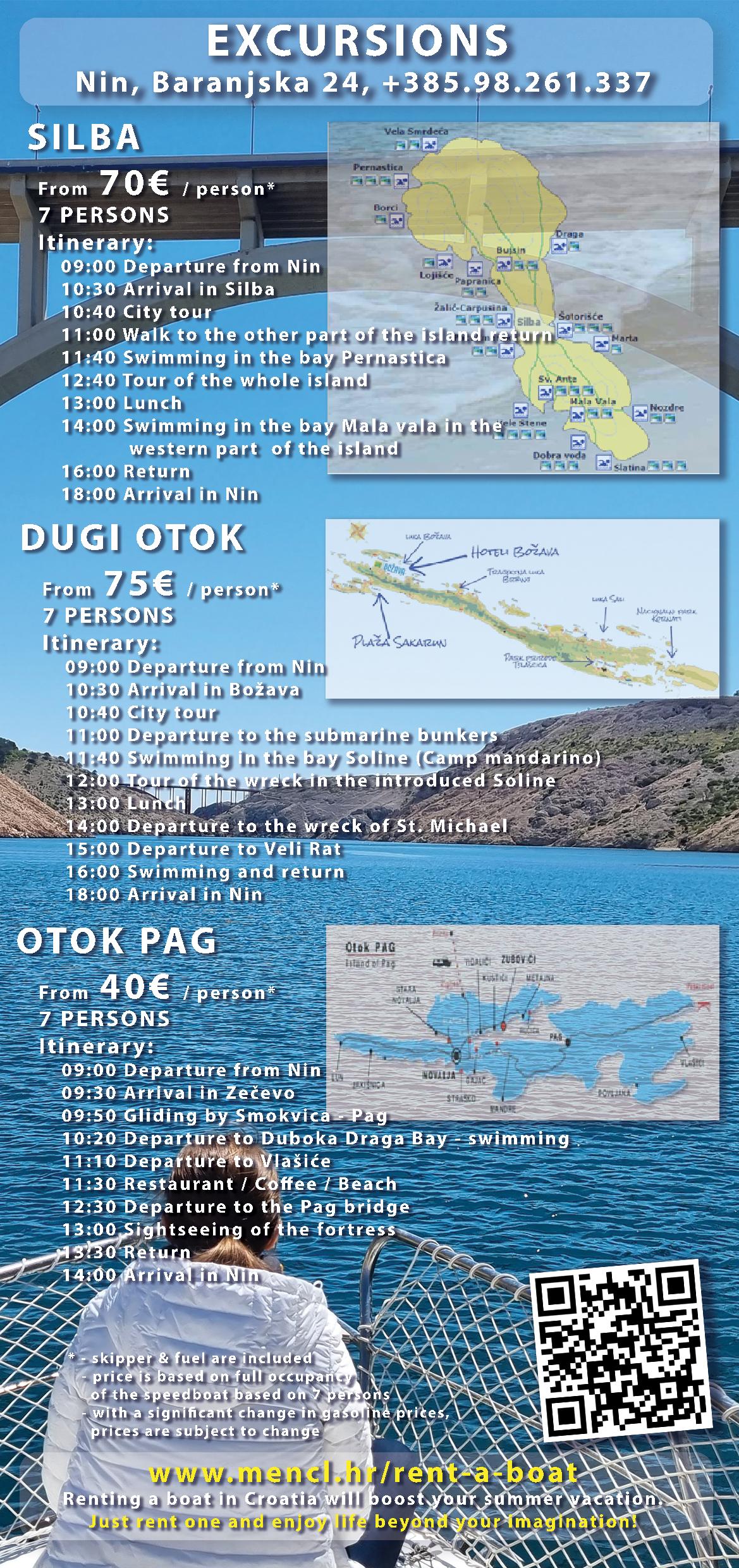 flyer izleti 2022 low file5 page 001 Nin rent a boat